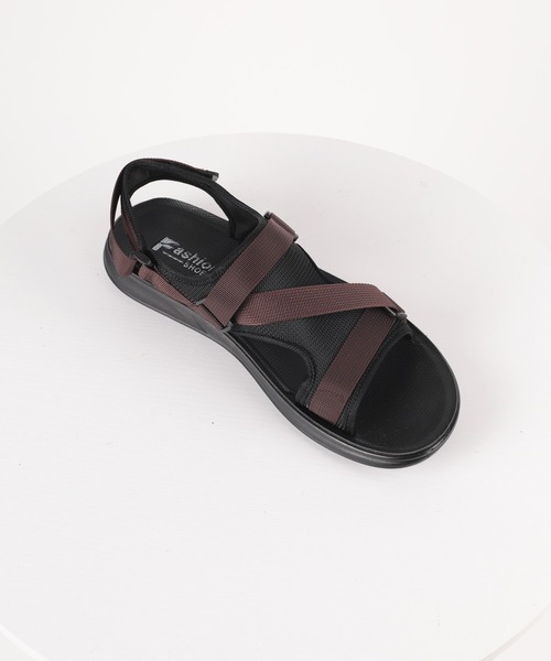 aimoha（アイモハ）の「aimoha men BASIC SPORTS SANDAL べシック スポーツ サンダル（サンダル・メンズ・ブラック/ブラウン・27.5cm/25.0cm/25.5cm/26.0cm/26.5cm/27.0cm）」の13枚目の写真