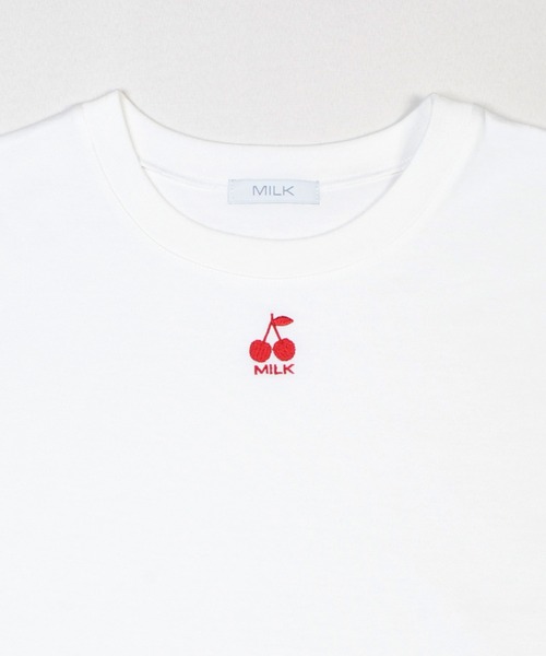 【一部予約！】 セール】Cherry Tシャツ（Tシャツ/カットソー）｜MILK mini トップス
