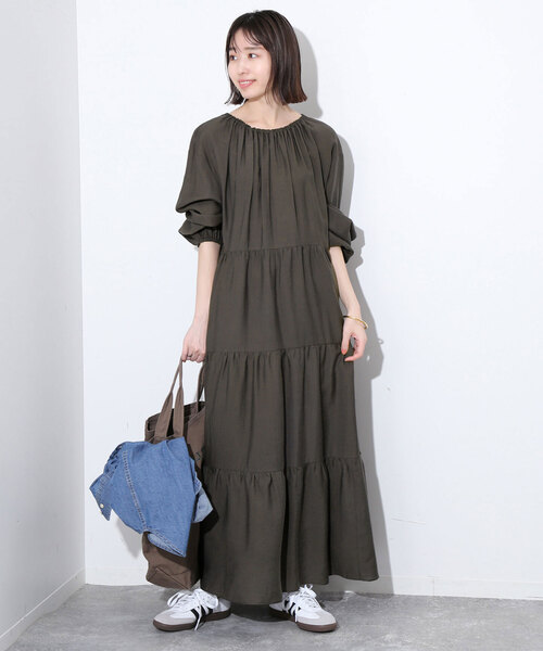 SLOBE IENA（スローブイエナ）の「フィブリル ティアードロング  