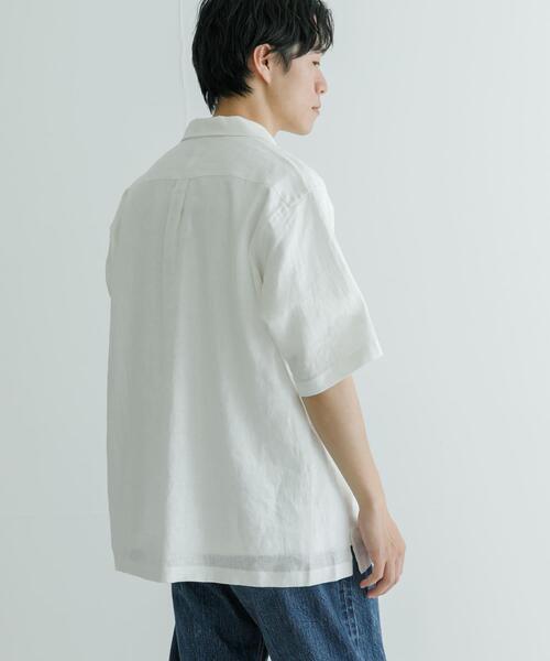 URBAN RESEARCH(アーバンリサーチ)の「LinenOpenCollorShirts(シャツ/ブラウス・メンズ・ライトブルー/ホワイト/ブルー系その他/オレンジ・SMALL/MEDIUM/LARGE)」の5枚目の写真