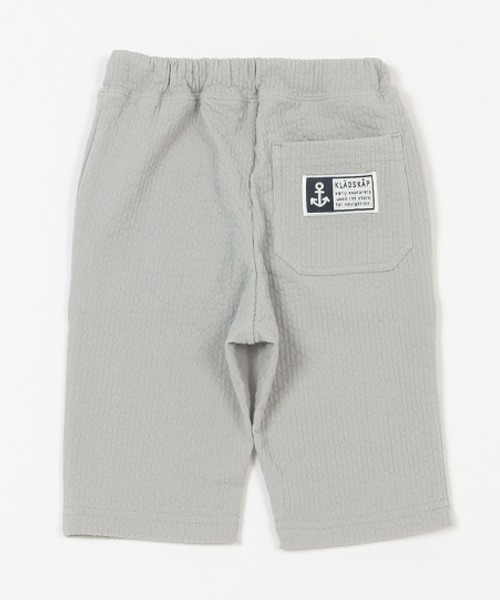 kladskap（クレードスコープ）の「冷感ピケ6分丈パンツ（スウェットパンツ・キッズ・ネイビー/グレー・90cm/100cm/110cm/120cm）」の4枚目の写真