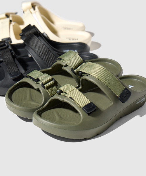 MEI（メイ）の「【 MEI / メイ 】 レディース テープ スポーツサンダル WTAPE SANDAL（サンダル・レディース・オリーブドラブ/ブラック/オフホワイト・S/M/L）」の3枚目の写真