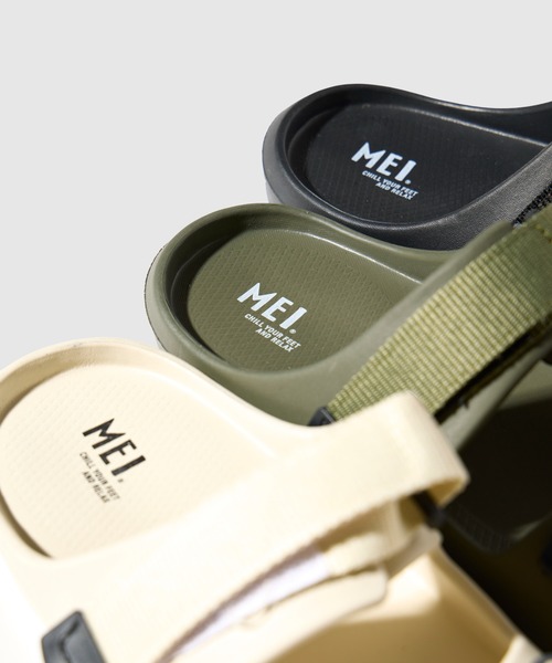 MEI（メイ）の「【 MEI / メイ 】 レディース テープ スポーツサンダル WTAPE SANDAL（サンダル・レディース・オリーブドラブ/ブラック/オフホワイト・S/M/L）」の8枚目の写真