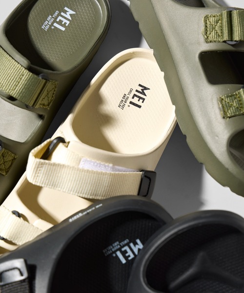 MEI（メイ）の「【 MEI / メイ 】 レディース テープ スポーツサンダル WTAPE SANDAL（サンダル・レディース・オリーブドラブ/ブラック/オフホワイト・S/M/L）」の9枚目の写真