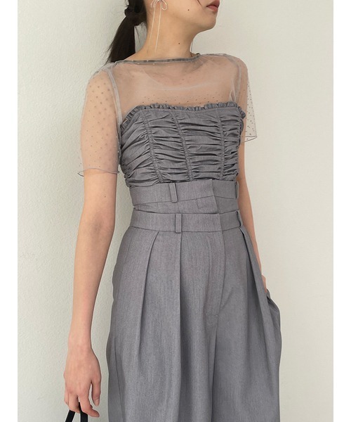 SNIDEL（スナイデル）の「バリエビスチェ（ベスト）」 - WEAR