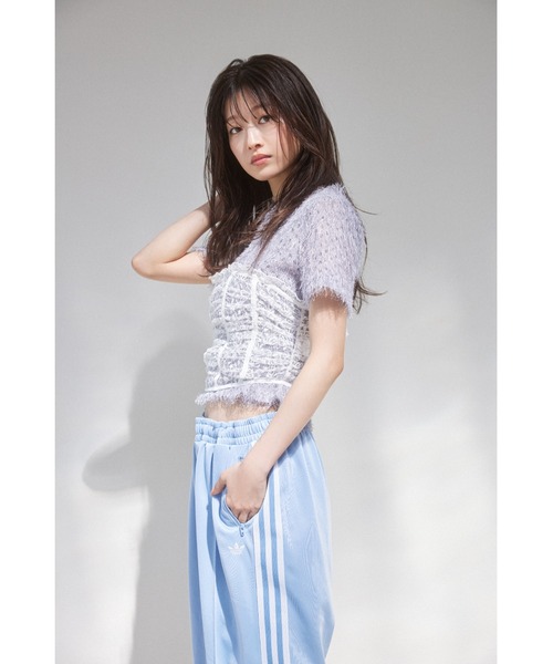 snidel ビスチェ　新品 SNIDEL SALE50%OFF スナイデル ニットビスチェブラウス