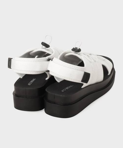OPAQUE.CLIP（オペークドットクリップ）の「◆ボリュームソールスポーティサンダル（サンダル・レディース・ブラック/カーキ/オフホワイト・02/03）」の8枚目の写真