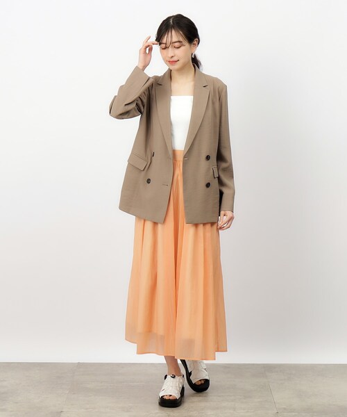 OPAQUE.CLIP（オペークドットクリップ）の「◆ボリュームソールスポーティサンダル（サンダル・レディース・ブラック/カーキ/オフホワイト・02/03）」の13枚目の写真