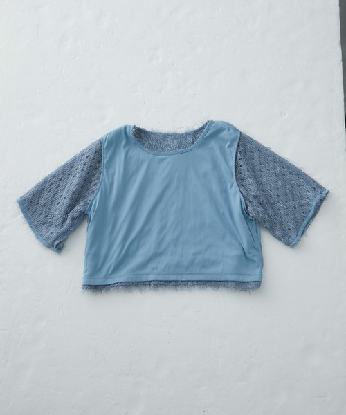 ROPE' PICNIC（ロペピクニック）の「フリンジカットトップス（Tシャツ/カットソー・レディース・オフホワイト/ブラック/ブルー系その他4/キャメル・38）」の5枚目の写真