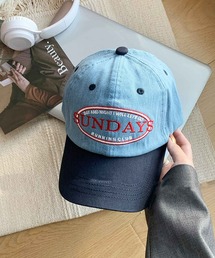 frunco（フランコ）の「刺繍バイカラーキャップ（キャップ）」