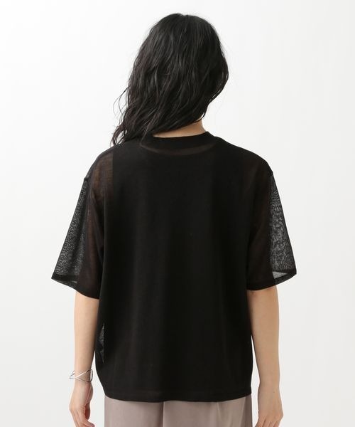 セール】《ウタオ》シアーニットTEE（ニット/セーター）｜studio