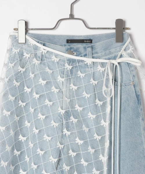 Heather（ヘザー）の「レイヤードラップスカート  132182（スカート・レディース・ホワイト系その他2/ホワイト系その他・FREE）」の9枚目の写真