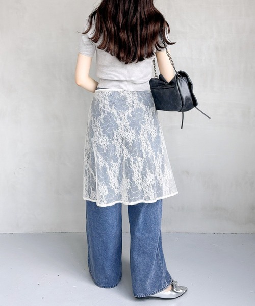 Heather（ヘザー）の「レイヤードラップスカート  132182（スカート・レディース・ホワイト系その他2/ホワイト系その他・FREE）」の17枚目の写真