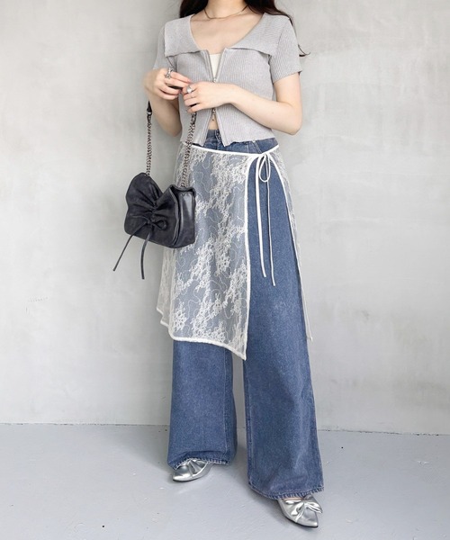 Heather（ヘザー）の「レイヤードラップスカート  132182（スカート・レディース・ホワイト系その他2/ホワイト系その他・FREE）」の15枚目の写真