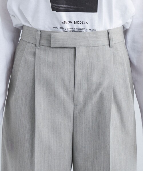 green label relaxing（グリーンレーベルリラクシング）の「シークレットスラックス（スラックス・レディース・ベージュ/グレー/ライトグレー/ブラック・34/SHORT/TALL/40/38/36）」の13枚目の写真