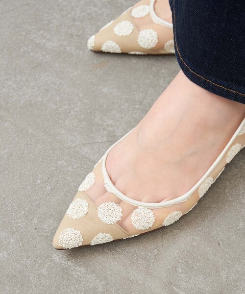 GRISEポインテッドチュールフラット ルタロンGRISE ポインテッド