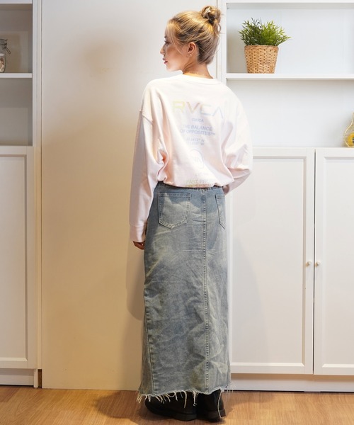 RVCA(ルーカ)の「【ムラサキスポーツ限定】RVCA/ルーカバックプリント ロンT BE044-P50(Tシャツ/カットソー・レディース・ピンク/ブラック×ホワイト/ホワイト×ブラック/ブラック×ピンク・M/S)」の18枚目の写真