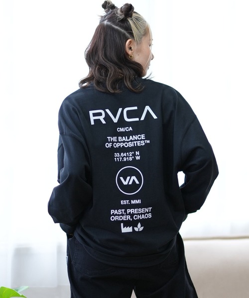 RVCA(ルーカ)の「【ムラサキスポーツ限定】RVCA/ルーカバックプリント ロンT BE044-P50(Tシャツ/カットソー・レディース・ピンク/ブラック×ホワイト/ホワイト×ブラック/ブラック×ピンク・M/S)」の20枚目の写真