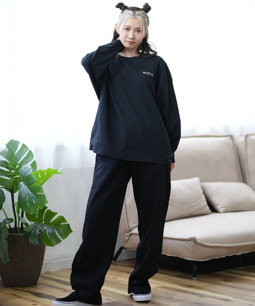 RVCA(ルーカ)の「【ムラサキスポーツ限定】RVCA/ルーカバックプリント ロンT BE044-P50(Tシャツ/カットソー・レディース・ピンク/ブラック×ホワイト/ホワイト×ブラック/ブラック×ピンク・M/S)」の21枚目の写真