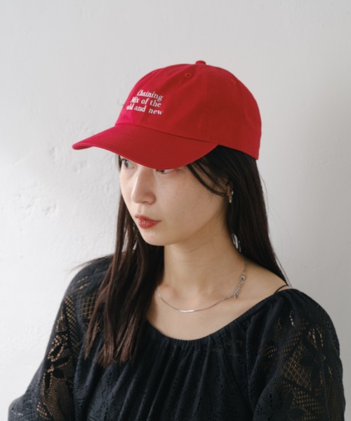 Kastane(カスタネ)の「【カラバリ豊富】ロゴキャップ(キャップ・レディース・ライトグレー/サンドベージュ/ブルー系その他/レッド系その他/レッド/ブラック・FREE)」の14枚目の写真