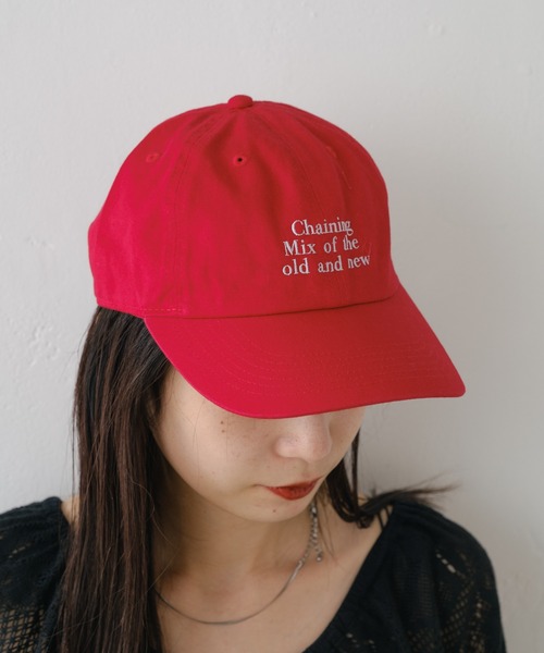 Kastane(カスタネ)の「【カラバリ豊富】ロゴキャップ(キャップ・レディース・ライトグレー/サンドベージュ/ブルー系その他/レッド系その他/レッド/ブラック・FREE)」の12枚目の写真