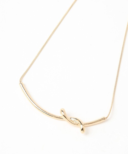 Andemiu（アンデミュウ）の「ムスビネックレス140479（ネックレス・レディース・ゴールド/シルバー・FREE）」の4枚目の写真