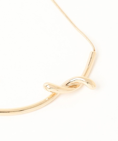 Andemiu（アンデミュウ）の「ムスビネックレス140479（ネックレス・レディース・ゴールド/シルバー・FREE）」の5枚目の写真