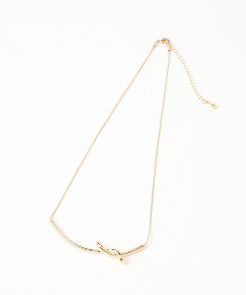 Andemiu（アンデミュウ）の「ムスビネックレス140479（ネックレス・レディース・ゴールド/シルバー・FREE）」の8枚目の写真