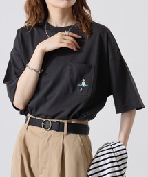 レトロ刺繍Tシャツ