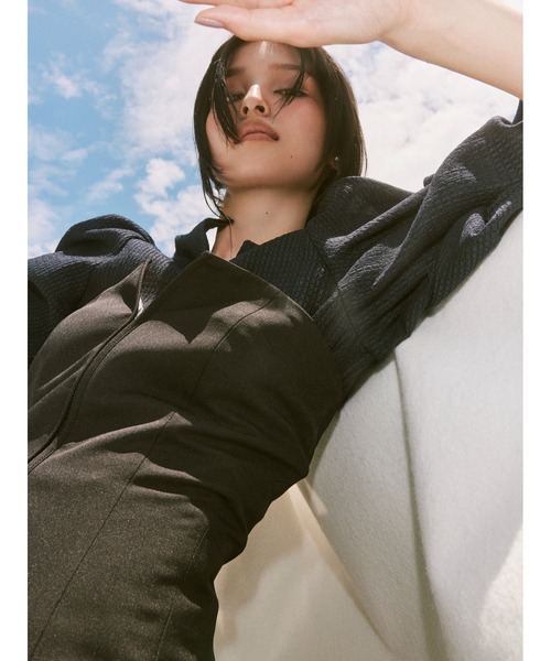 レースアップビスチェ