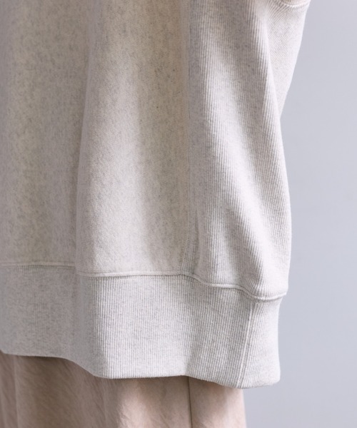 PUAL CE CIN(ピュアルセシン)の「フロッキープリントスウェットプルオーバー(スウェット・レディース・ベージュ/オートミール/チャコールグレー・FREE)」の20枚目の写真