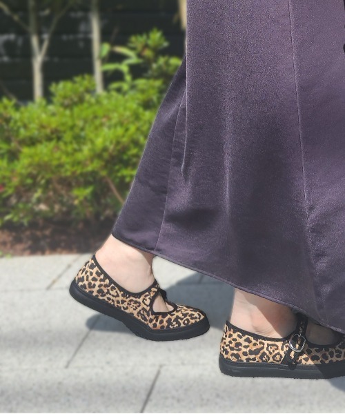 SLACK FOOTWEAR(スラックフットウェア)の「カンフーシューズ ゆべし メリージェーン トルテ アニマル柄 ストラップ(バレエシューズ・レディース・レオパード・23.5cm/24.5cm/23.0cm/24.0cm/25.0cm)」の15枚目の写真