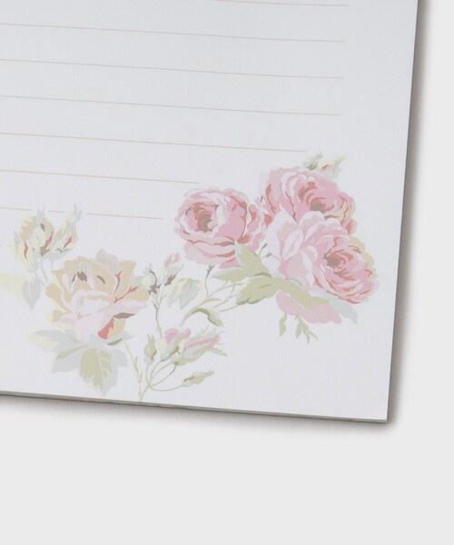 LAURA ASHLEY（ローラアシュレイ）の「ローラ アシュレイ A5便箋（手帳/メモ帳・レディース・ピンク系5・00）」の3枚目の写真