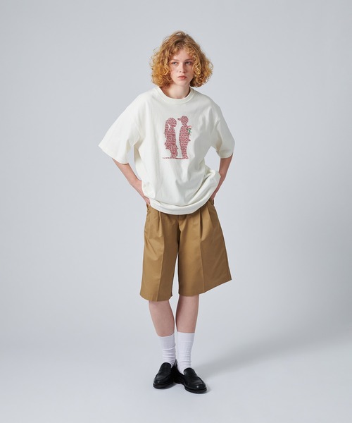 ONCILY（オンシェリー）の「MOTION GRAPHIC LOGO T-SHIRT / モーショングラフィックロゴTシャツ（Tシャツ/カットソー・メンズ・レッド/ブルー・LARGE/MEDIUM/SMALL）」の15枚目の写真