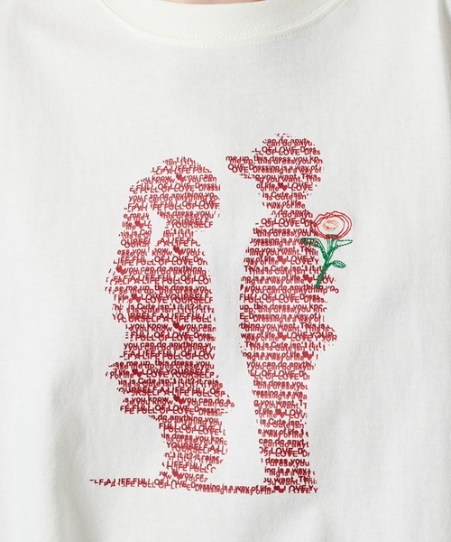 ONCILY（オンシェリー）の「MOTION GRAPHIC LOGO T-SHIRT / モーショングラフィックロゴTシャツ（Tシャツ/カットソー・メンズ・レッド/ブルー・LARGE/MEDIUM/SMALL）」の14枚目の写真