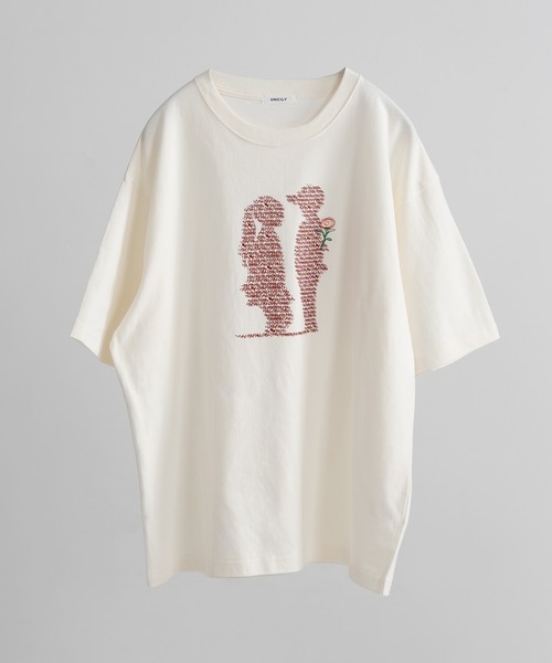 ONCILY（オンシェリー）の「MOTION GRAPHIC LOGO T-SHIRT / モーショングラフィックロゴTシャツ（Tシャツ/カットソー・メンズ・レッド/ブルー・LARGE/MEDIUM/SMALL）」の19枚目の写真