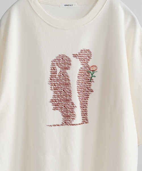 ONCILY（オンシェリー）の「MOTION GRAPHIC LOGO T-SHIRT / モーショングラフィックロゴTシャツ（Tシャツ/カットソー・メンズ・レッド/ブルー・LARGE/MEDIUM/SMALL）」の20枚目の写真
