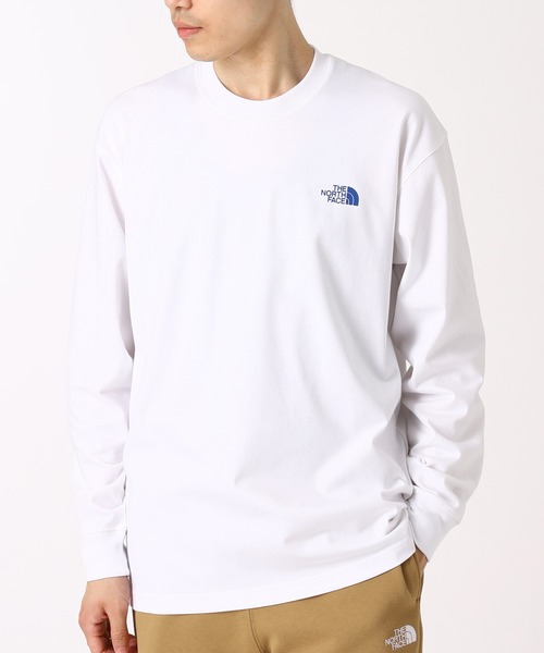 THE NORTH FACE(ザノースフェイス)の「THE NORTH FACE L/S Back Square Logo Tee NT82333(Tシャツ/カットソー・メンズ・ブラック/ホワイト・LARGE/MEDIUM/SMALL/X-LARGE)」の11枚目の写真