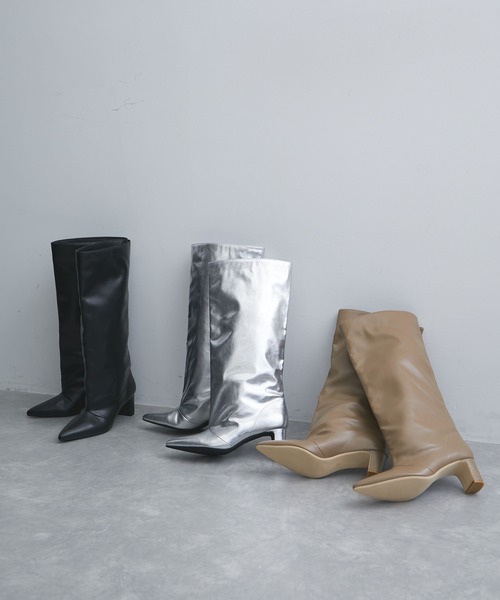 セール】ワイドロングブーツ（ブーツ）｜Juze（ジュゼ）のファッション