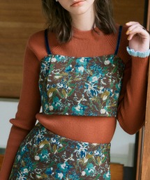 Unitage | アンティーク調ジャガードビスチェ(ベスト)