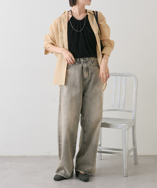 mystic（ミスティック）の「ベロアホルターキャミソール（キャミソール・レディース・ブラック/グリーン・FREE）」の8枚目の写真