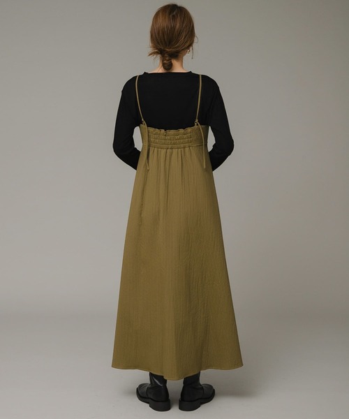 URBAN RESEARCH Sonny Label（アーバンリサーチサニーレーベル）の「ストライプJQキャミワンピース（ワンピース・レディース・ブラック/ブラウン系その他・FREE）」の15枚目の写真