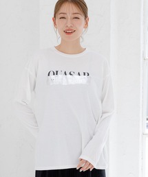 LAKOLE | 箔プリント長袖T / 148085(Tシャツ/カットソー)