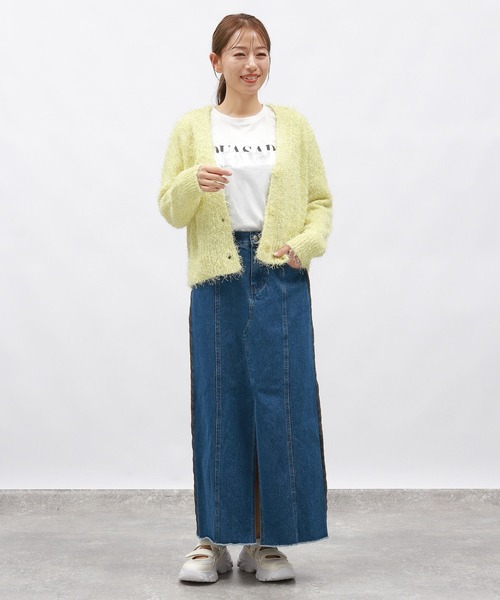 LAKOLE（ラコレ）の「箔プリント長袖T / 148085（Tシャツ/カットソー・レディース・チャコールグレー/ホワイト系/ホワイト系1/ブラック・SMALL/MEDIUM）」の13枚目の写真