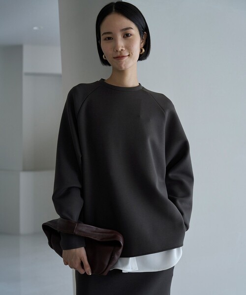 アンフィーロ　バックZIPプルオーバー レディース新品未使用 新色登場/WEB限定】BEAUTY FORM JERSEY バックZIPプルオーバー