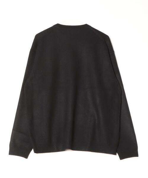 ATON（エイトン）の「【ATON】CREW NECK SWEATER（ニット/セーター・メンズ・ブラック・4/6）」の2枚目の写真