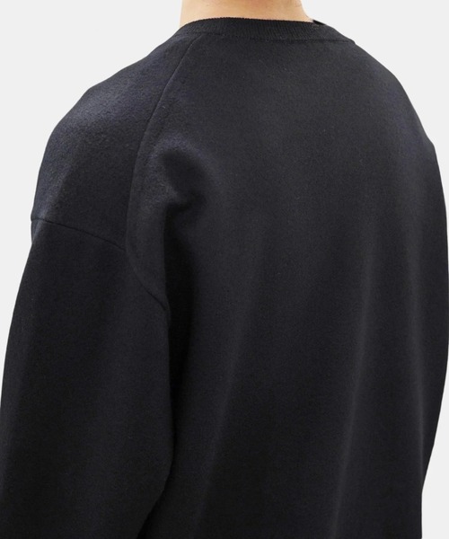 ATON（エイトン）の「【ATON】CREW NECK SWEATER（ニット/セーター・メンズ・ブラック・4/6）」の4枚目の写真