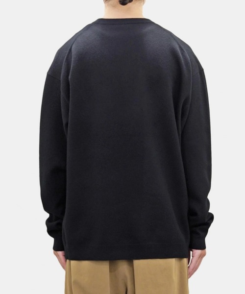 ATON（エイトン）の「【ATON】CREW NECK SWEATER（ニット/セーター・メンズ・ブラック・4/6）」の8枚目の写真