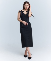 EIMY ISTOIRE | ショルダーリボンワンピース(ワンピース)