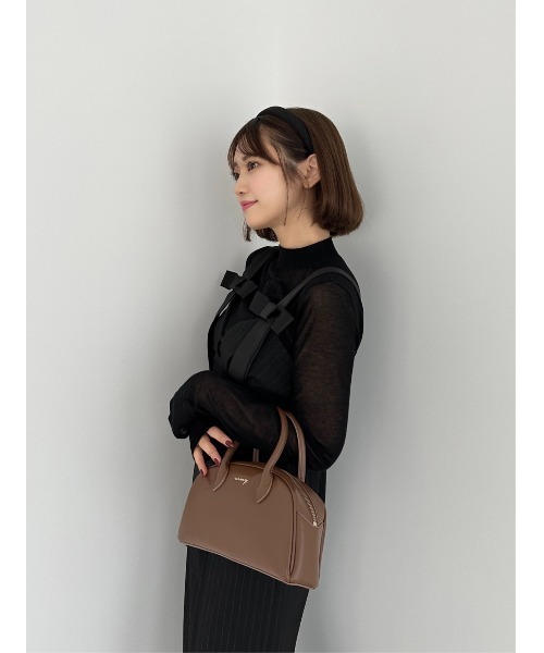 EIMY ISTOIRE（エイミーイストワール）の「ショルダーリボンワンピース（ワンピース・レディース・ネイビー/ブラック/グレー・S/M）」の10枚目の写真